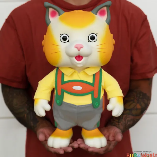 Super7 Richard Scarry^Richard Scarry Supersize Vinyl Figure - Huckle Cat