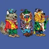 Super7 Richard Scarry^Richard Scarry Wolfgang Wolf, Barry Baboon, And Harry Hyena T-Shirt