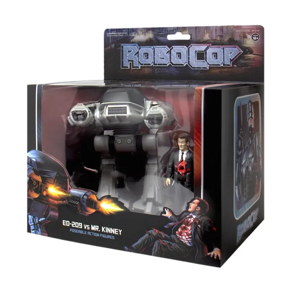 Super7 Robocop^Robocop Reaction Figure - 2-Pack (Ed-209 And Mr. Kinney)