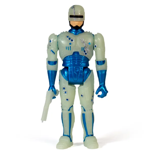 Super7 Robocop^Robocop Reaction Figure - Robocop Battle Damaged (Glow In The Dark)