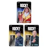 Super7 Rocky^Rocky Reaction Figures Wave 03 (Rocky I) - Italian Stallion Rocky, Street Rocky, Mickey