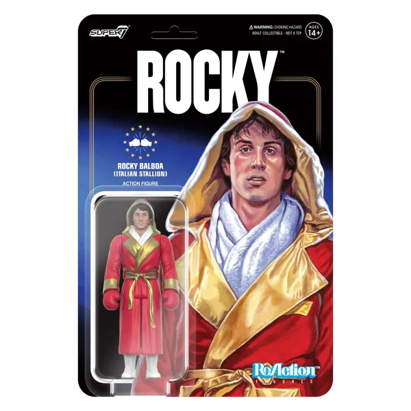 Super7 Rocky^Rocky Reaction Figures Wave 03 - Rocky Italian Stallion (Rocky I)