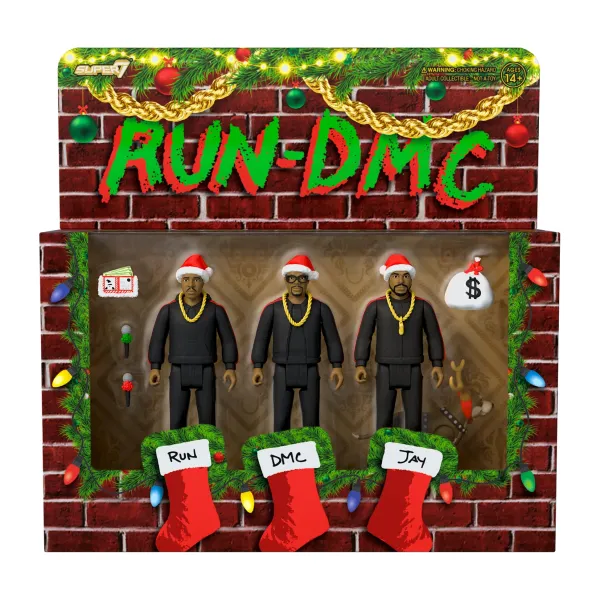 Super7 Run Dmc^Run Dmc Reaction Figures Wave 2 - Holiday 3 Pack