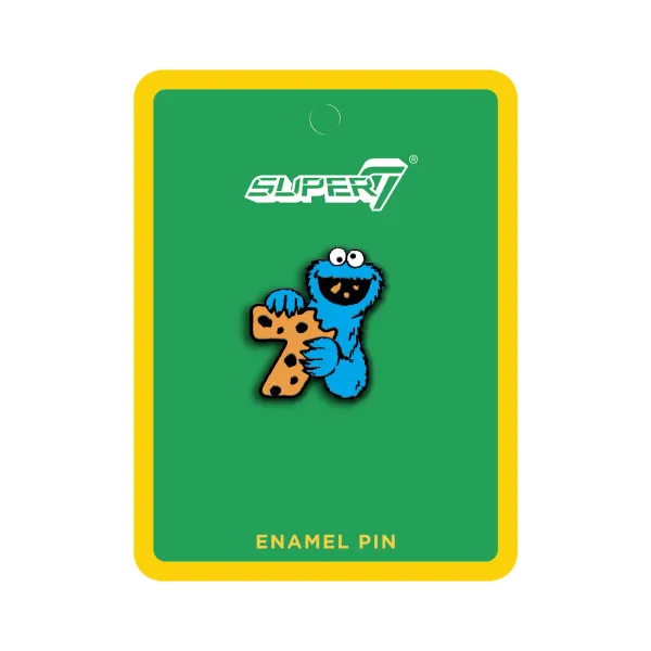 Super7 Sesame Street^Sesame Street Enamel Pin - Cookie Monster X
