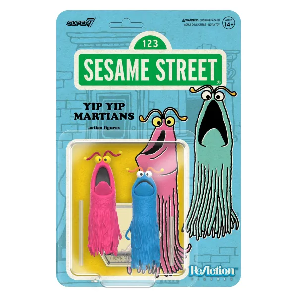 Super7 Sesame Street^Sesame Street Reaction Figures Wave 01 - Yip Yip Martians