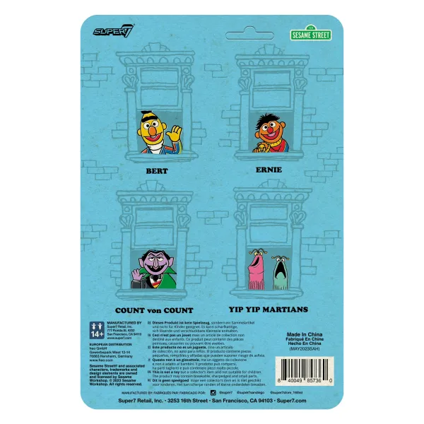 Super7 Sesame Street^Sesame Street Reaction Figures Wave 01 - Yip Yip Martians