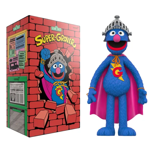 Super7 Sesame Street^Sesame Street Supersize Vinyl - Super Grover