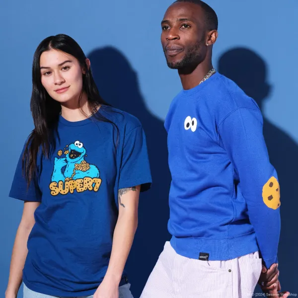Super7 Sesame Street^Sesame Street T-Shirt - Cookie Monster