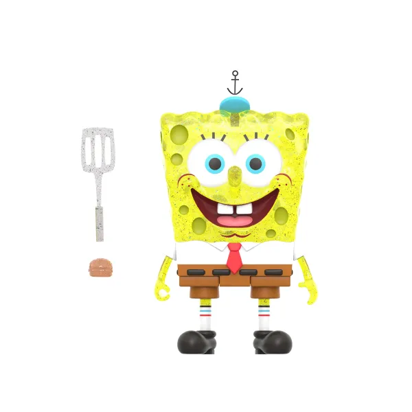Super7 Spongebob Squarepants^Spongebob Squarepants Reaction - Spongebob And Patrick Bff 2-Pack (Glitter)