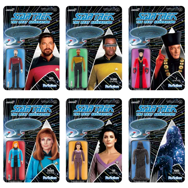 Super7 Star Trek^Star Trek: The Next Generation Wave 2 6 Figure Set