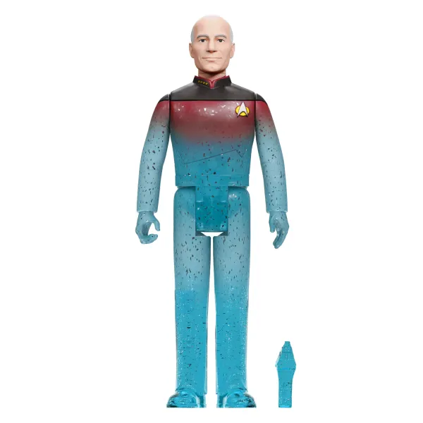 Super7 Star Trek^Star Trek: The Next Generation Reaction - Captain Picard Transporter (Glitter)