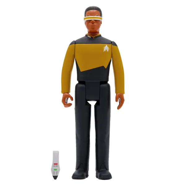 Super7 Star Trek^Star Trek: The Next Generation Reaction Figure Wave 2 - Lt. Commander La Forge