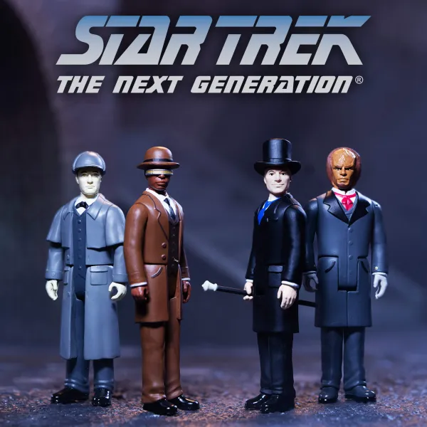 Super7 Star Trek^Star Trek: The Next Generation Reaction Figures Wave 3 - Set Of 4