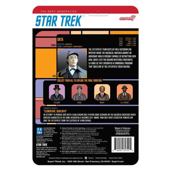 Super7 Star Trek^Star Trek: The Next Generation Reaction Figures Wave 3 - Victorian Data