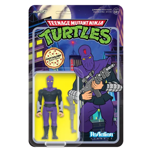 teenage_mutant_ninja_turt_0-12.webp Super7 Teenage Mutant Ninja Turtles^Teenage Mutant Ninja Turtles Reaction Figures Wave 08 - Foot Soldier (Cartoon)