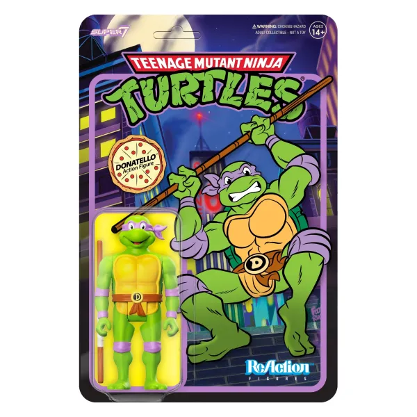 Super7 Teenage Mutant Ninja Turtles^Teenage Mutant Ninja Turtles Reaction Wave 7 - Donatello Toon