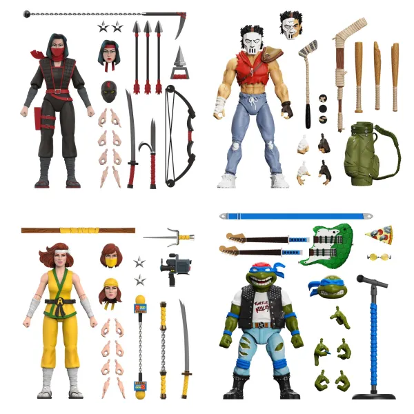 Super7 Teenage Mutant Ninja Turtles^Teenage Mutant Ninja Turtles Ultimates! Wave 10 - Set Of 4