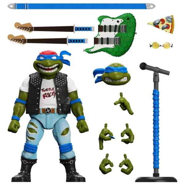 Super7 Teenage Mutant Ninja Turtles^Teenage Mutant Ninja Turtles Ultimates! Wave 10 - Classic Rocker Leo