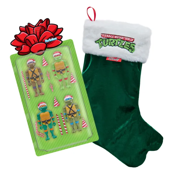 Super7 Teenage Mutant Ninja Turtles^Teenage Mutant Ninja Turtles Reaction Wave 5 - Holiday