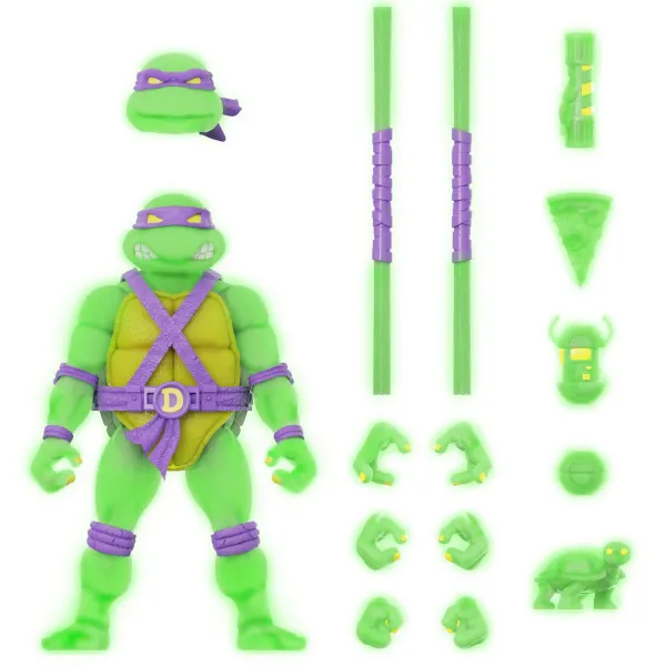 Super7 Teenage Mutant Ninja Turtles^Teenage Mutant Ninja Turtles Ultimates! - Donatello [Mutagen Ooze Glow] (Pre-Order Exclusive)