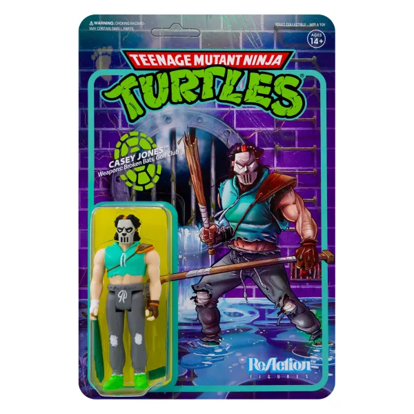 Super7 Teenage Mutant Ninja Turtles^Teenage Mutant Ninja Turtles Reaction Figures Wave 3 - Casey Jones