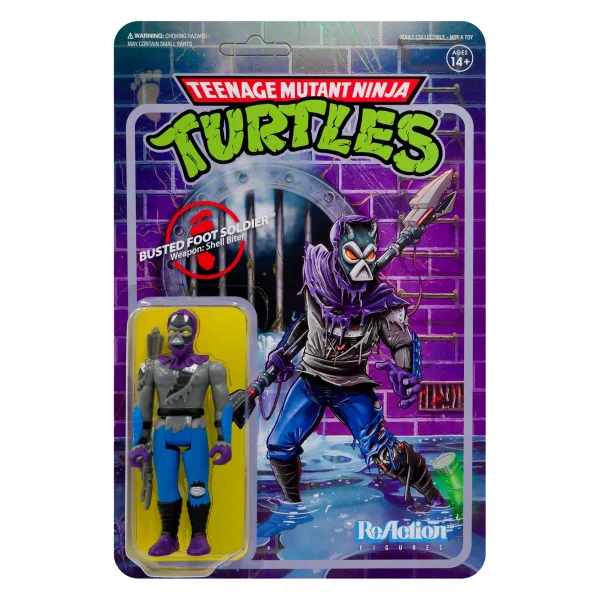 teenage_mutant_ninja_turt_0-85.webp Super7 Teenage Mutant Ninja Turtles^Teenage Mutant Ninja Turtles Reaction Figure Wave 3 - Damaged Foot Soldier