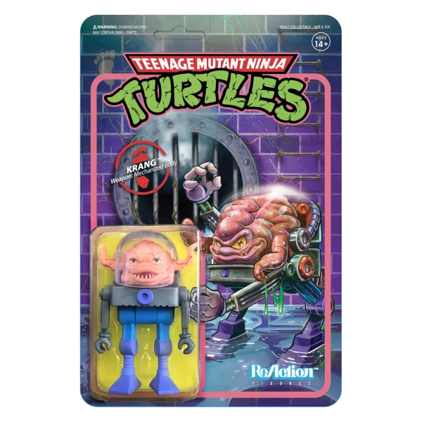 Super7 Teenage Mutant Ninja Turtles^Teenage Mutant Ninja Turtles Reaction Figure Wave 2 - Krang