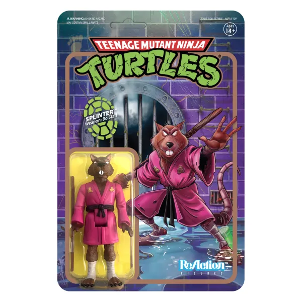 teenage_mutant_ninja_turt_0-91.webp Super7 Teenage Mutant Ninja Turtles^Teenage Mutant Ninja Turtles Reaction Figure Wave 2 - Splinter
