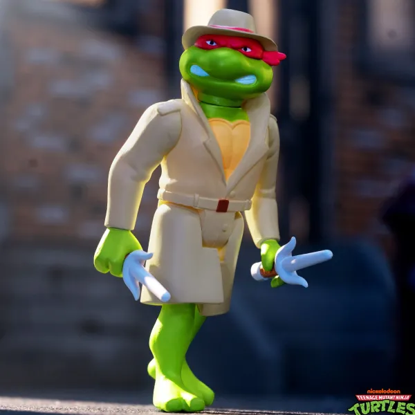 Super7 Teenage Mutant Ninja Turtles^Teenage Mutant Ninja Turtles Reaction Figures Wave 08 - Undercover Raphael (Cartoon)
