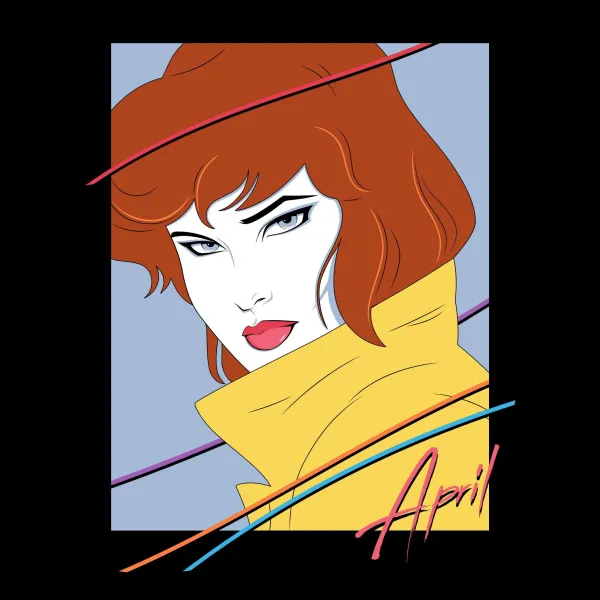 teenage_mutant_ninja_turt_1-3.webp Super7 Teenage Mutant Ninja Turtles^Teenage Mutant Ninja Turtles Fleece - 80S April Crewneck