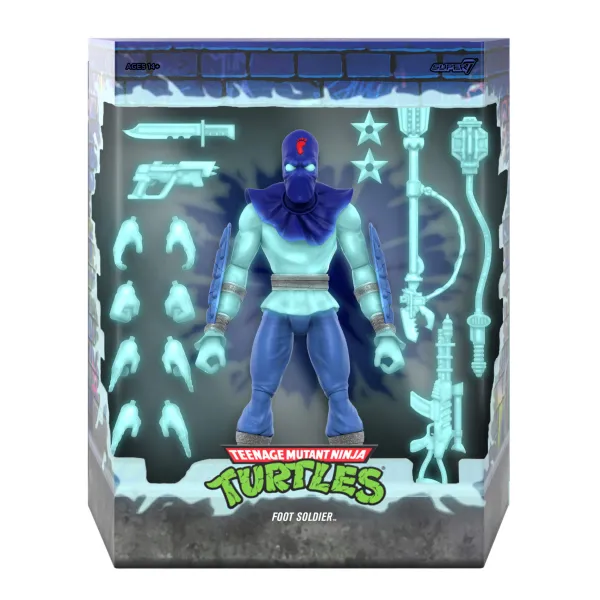 Super7 Teenage Mutant Ninja Turtles^Teenage Mutant Ninja Turtles Ultimates! - Foot Soldier [Glow]