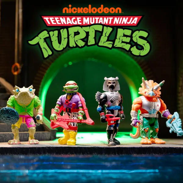 Super7 Teenage Mutant Ninja Turtles^Teenage Mutant Ninja Turtles Reaction Set - Wave 6 (Set Of 4)