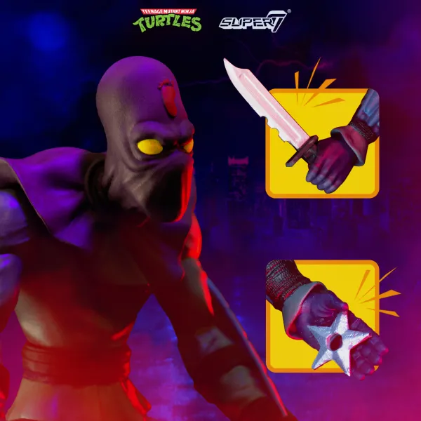 Super7 Teenage Mutant Ninja Turtles^Teenage Mutant Ninja Turtles Ultimates!W1 - Foot Soldier Version 2