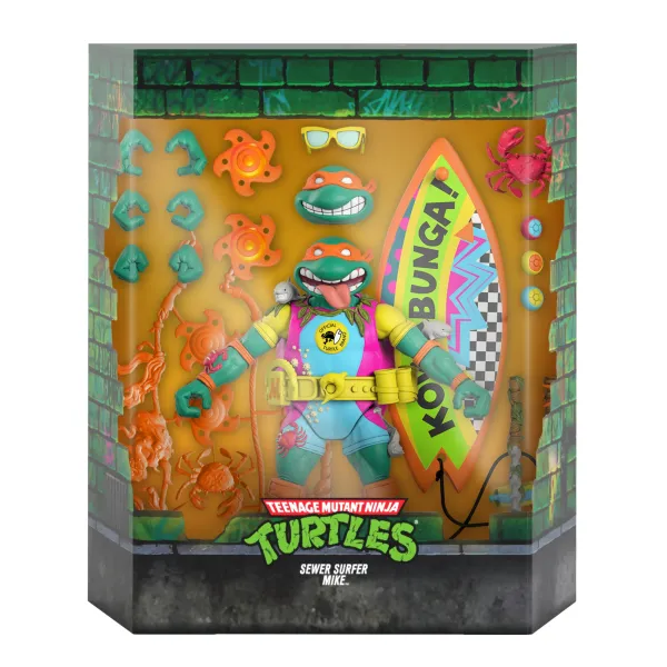 Super7 Teenage Mutant Ninja Turtles^Teenage Mutant Ninja Turtles Ultimates! Wave 6 - Mike The Sewer Surfer