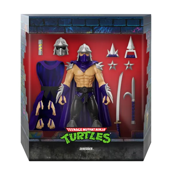 Super7 Teenage Mutant Ninja Turtles^Teenage Mutant Ninja Turtles Ultimates! Wave 8 - Shredder (Silver Armor)