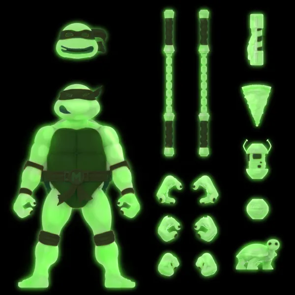 Super7 Teenage Mutant Ninja Turtles^Teenage Mutant Ninja Turtles Ultimates! - Michelangelo [Mutagen Ooze Glow] (Pre-Order Exclusive)