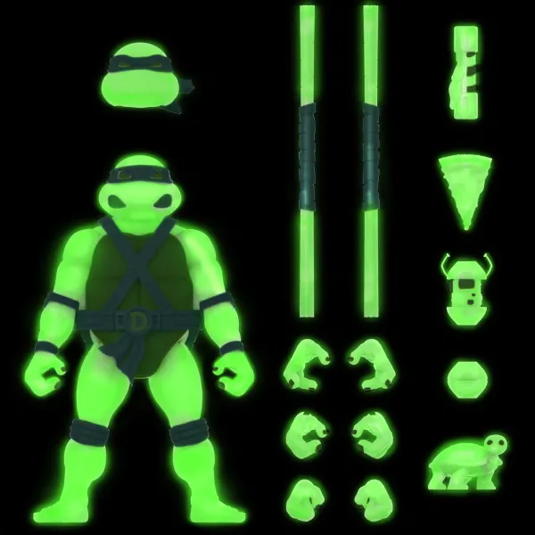 Super7 Teenage Mutant Ninja Turtles^Teenage Mutant Ninja Turtles Ultimates! - Donatello [Mutagen Ooze Glow] (Pre-Order Exclusive)