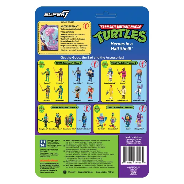 Super7 Teenage Mutant Ninja Turtles^Teenage Mutant Ninja Turtles Reaction Figure Wave 4- Mutagen Man