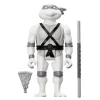 Super7 Teenage Mutant Ninja Turtles^Teenage Mutant Ninja Turtles Reaction Figure Wave 9 - Donatello, Leonardo, Michelangelo & Raphael (Comic Greyscale)