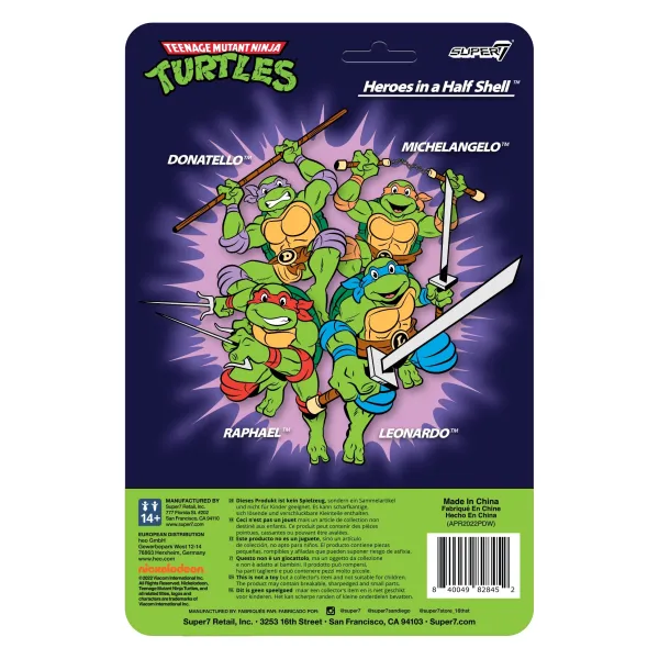 Super7 Teenage Mutant Ninja Turtles^Teenage Mutant Ninja Turtles Reaction Wave 7 - Raphael Toon