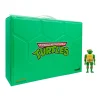 Super7 Teenage Mutant Ninja Turtles^Teenage Mutant Ninja Turtles Reaction Figures - Carry Case With Michelangelo (Metallic)