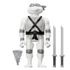 Super7 Teenage Mutant Ninja Turtles^Teenage Mutant Ninja Turtles Reaction Figure Wave 9 - Donatello, Leonardo, Michelangelo & Raphael (Comic Greyscale)