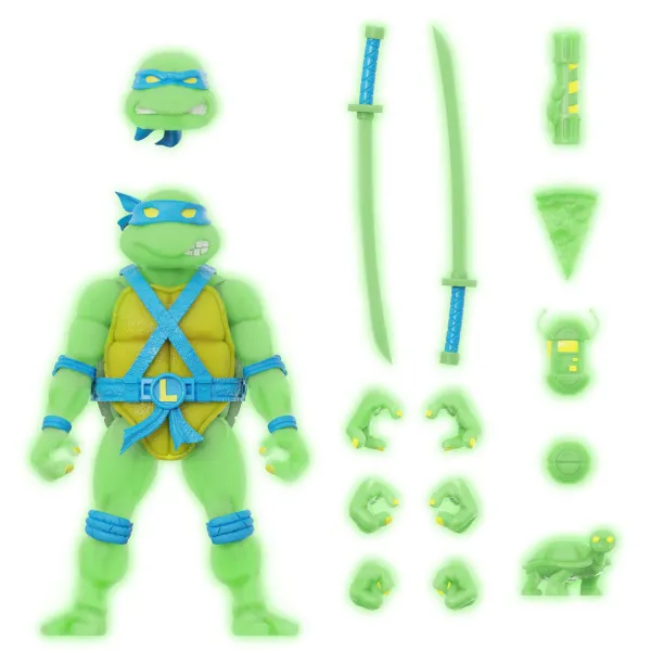 Super7 Teenage Mutant Ninja Turtles^Teenage Mutant Ninja Turtles Ultimates! Mutagen Ooze Glow Figures ( Exclusive)