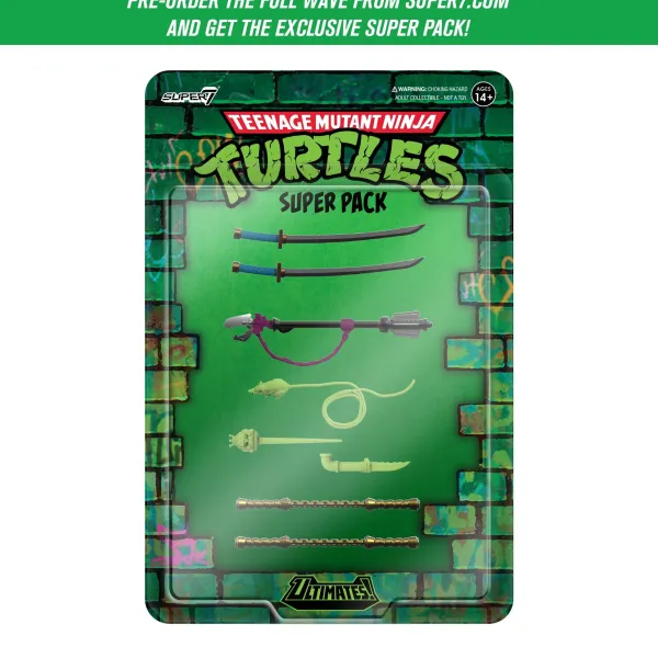 Super7 Teenage Mutant Ninja Turtles^Teenage Mutant Ninja Turtles Ultimates! Wave 11 - Rappin' Mike