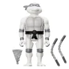 Super7 Teenage Mutant Ninja Turtles^Teenage Mutant Ninja Turtles Reaction Figure Wave 9 - Donatello, Leonardo, Michelangelo & Raphael (Comic Greyscale)
