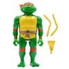 Super7 Teenage Mutant Ninja Turtles^Teenage Mutant Ninja Turtles Reaction Figures - Carry Case With Michelangelo (Metallic)