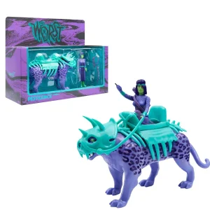 Super7 The Worst^The Four Worstmen Of The Apocalypse Reaction Figure - Shedusa And Pestilence Leopard