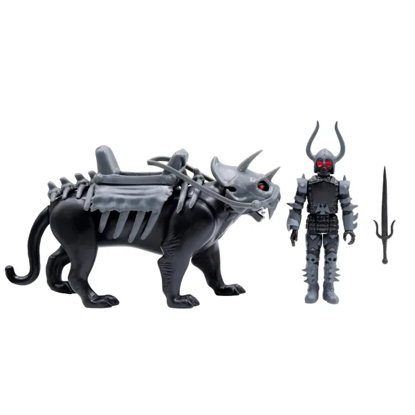 Super7 The Worst^The Four Worstmen Of The Apocalypse Reaction Figure - Black Falcon And Famine Puma