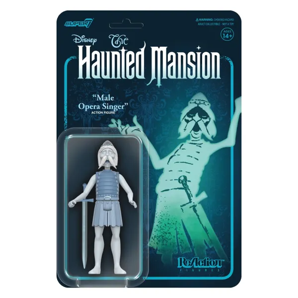 Super7 Disney^The Haunted Mansion Reaction Figures Wave 02 - Male Opera Singer