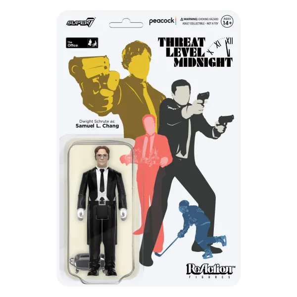 Super7 The Office^The Office Reaction Figures Wave 1 - Dwight Schrute As Samuel L. Chang